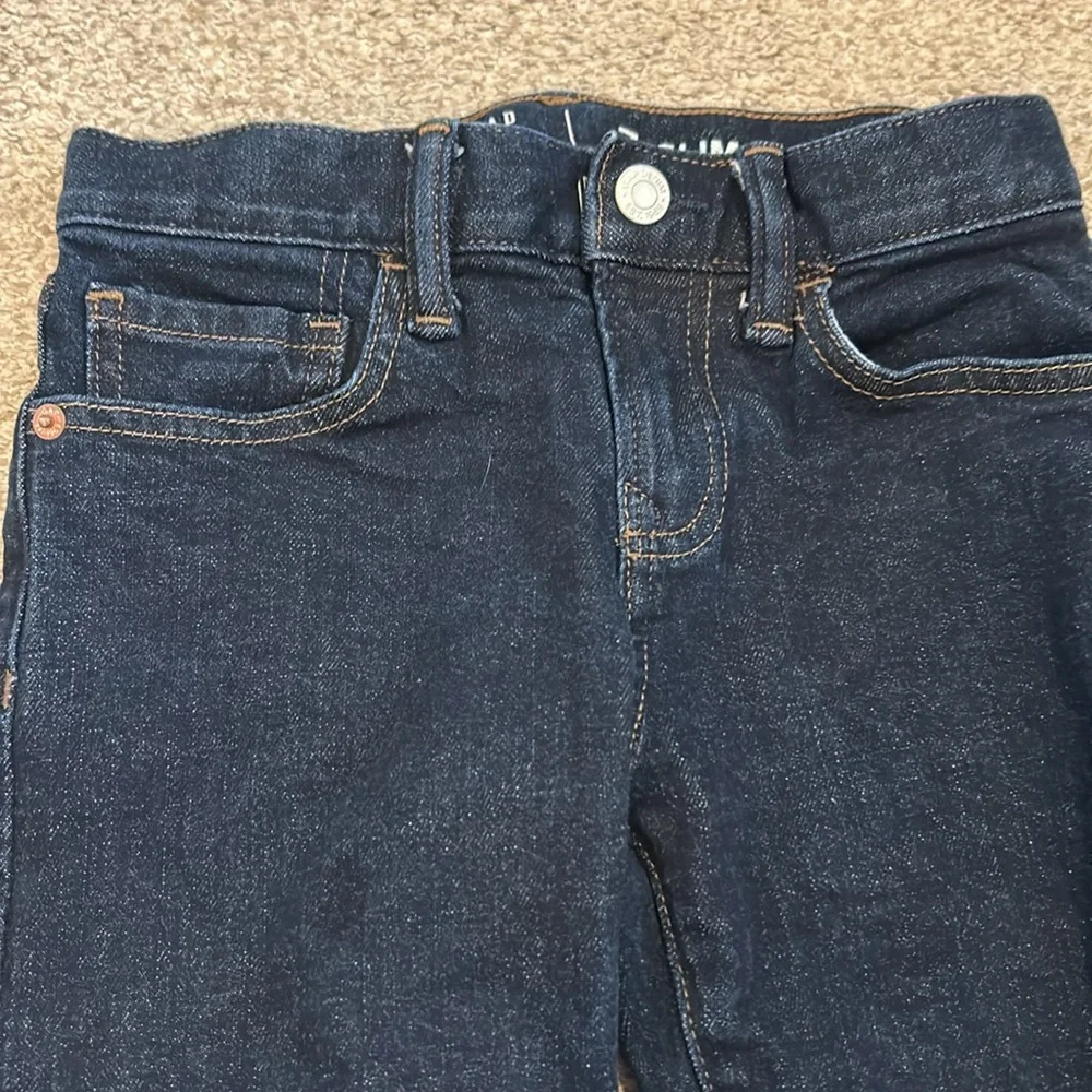 GAP Kids Slim Dark Wash Jeans, 7